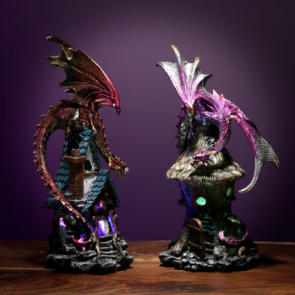 Collectable Dark Legends Dragon LED Woodland Spirit - Front View