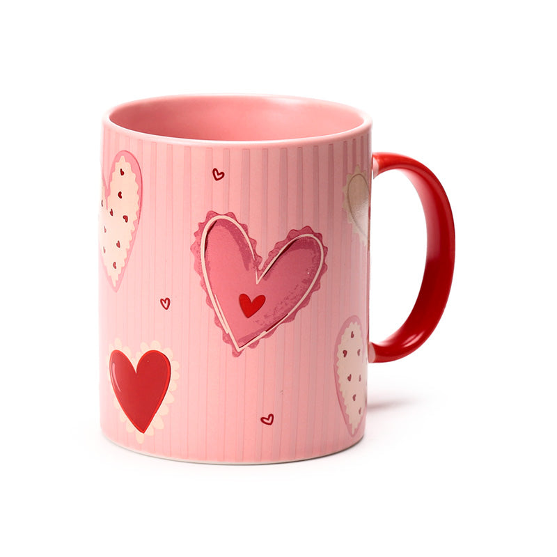 Porcelain Mug - Amore Hearts with heart motifs