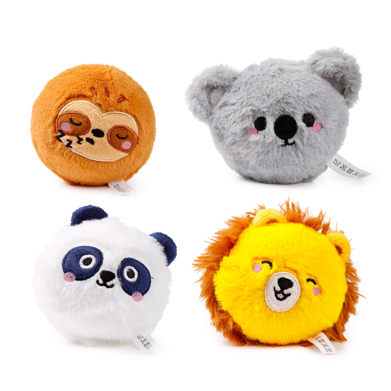 Soft plush exterior of High Bounce Plush Ball Toy