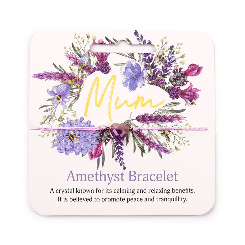 Gemstone Bracelet - Nectar Meadows Mum with unique gemstones