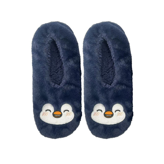 Adoramals Penguin Plush Slippers - Cute Animal Decor
