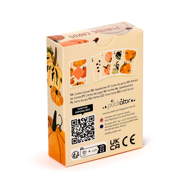Autumn Harvest Playing Cards - Perfect for Gifts