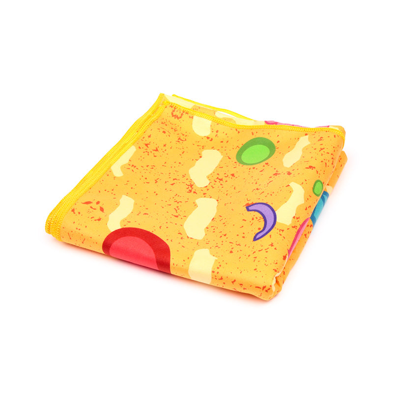 Day of the Dead Microfibre Beach Towel folded