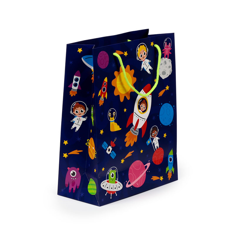Large Space Cadet Gift Bag showcasing its vibrant design