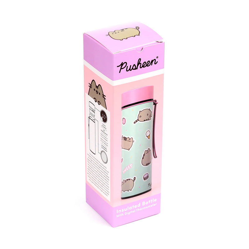 Stylish Pusheen the Cat insulated drinks bottle