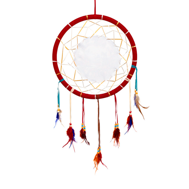 Medium Autumnal Wolf Dreamcatcher as a giftable collectible
