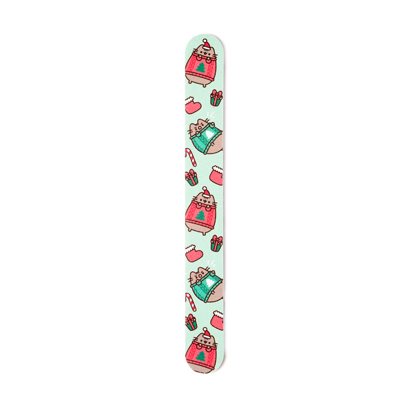 Christmas Pusheen the Cat Nail File Matchbook - Festive Look