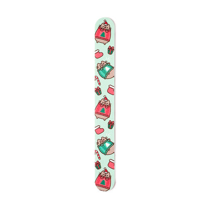 Christmas Pusheen the Cat Nail File Matchbook - Festive Look