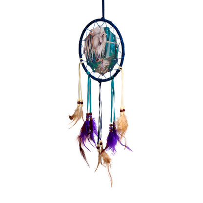 Lisa Parker small dreamcatcher hanging in a room