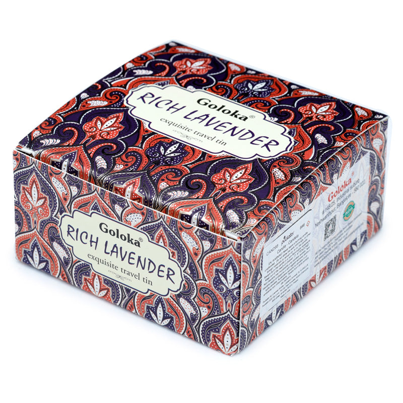 Lavender Scented Candle in Decorative Tin