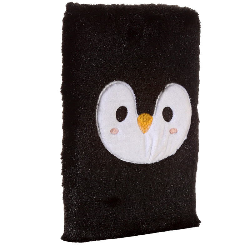 Adoramals Penguin Plush A5 Notebook on a desk