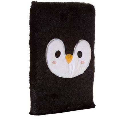 Adoramals Penguin Plush A5 Notebook on a desk