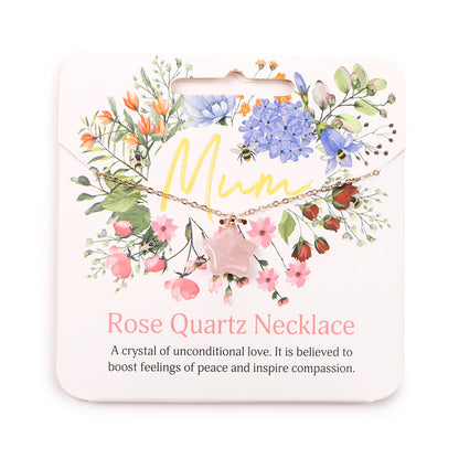 Nectar Meadows Mum Gemstone Necklace on display