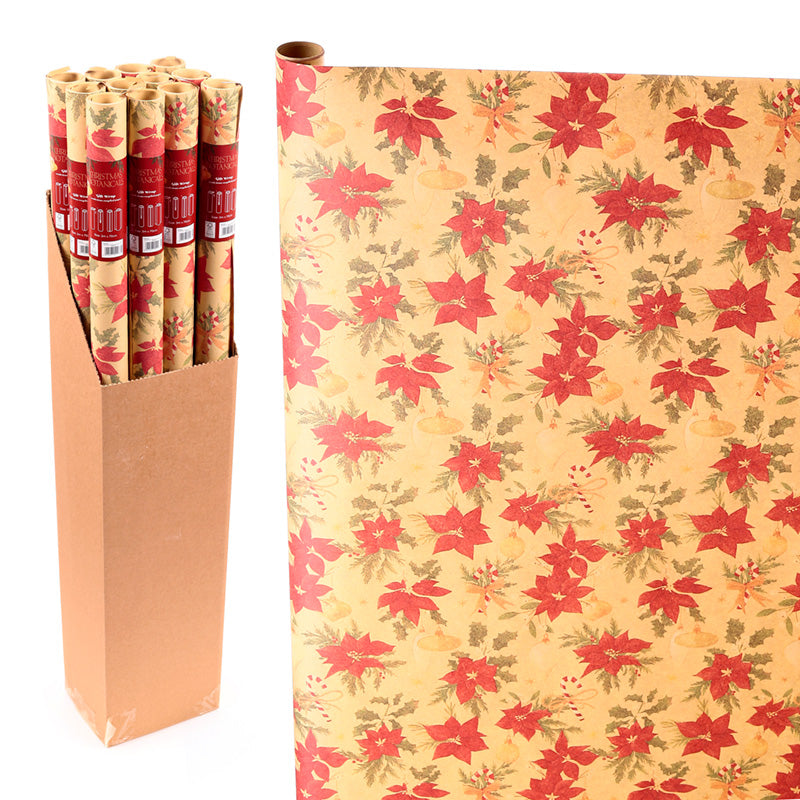 Beautifully illustrated Christmas wrapping paper
