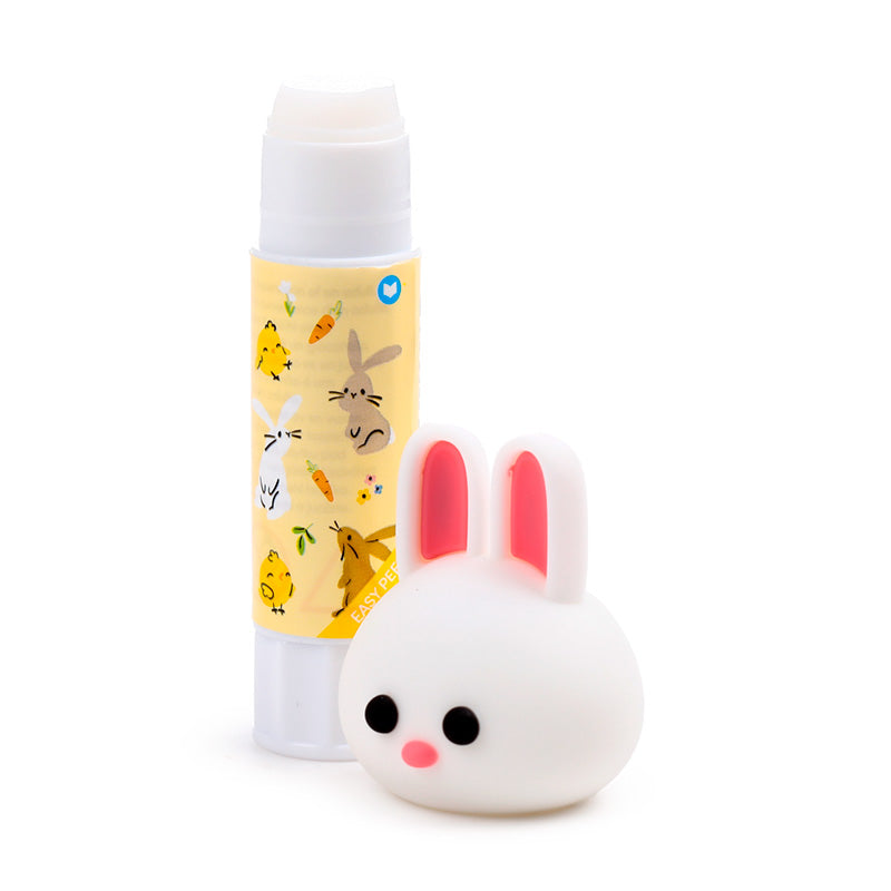 Springtime Bunny Rabbit Glue Stick - Close Up