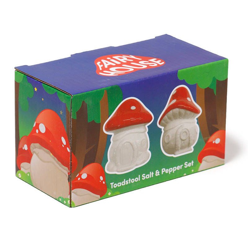 Whimsical Toadstool Shaker for Salt