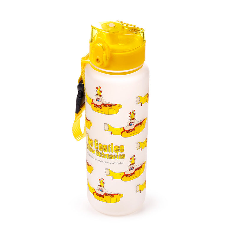 Vibrant design of The Beatles Yellow Submarine water bottle