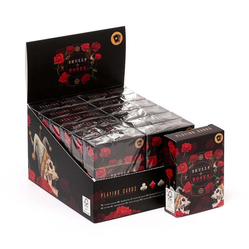 Skulls and Roses Playing Cards - Front Design