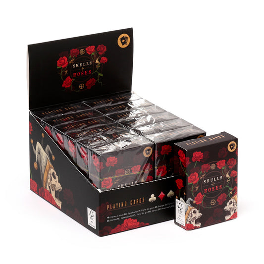 Skulls and Roses Playing Cards - Front Design