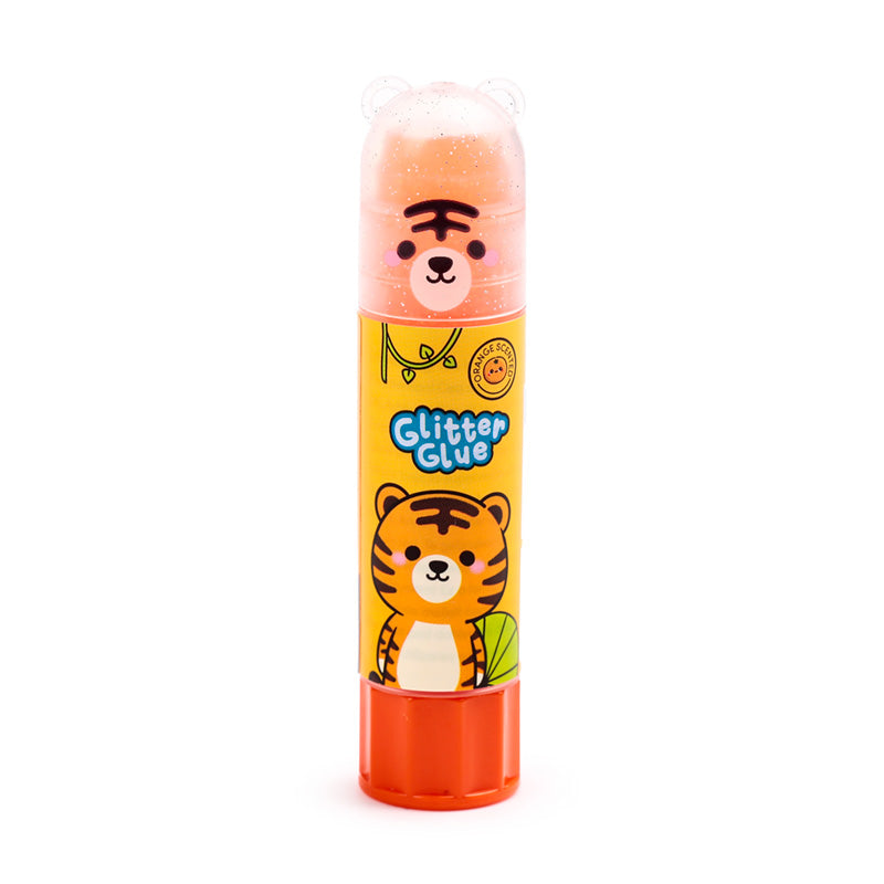 Adoramals Wild Scented Glitter Glue Stick with artistic creations