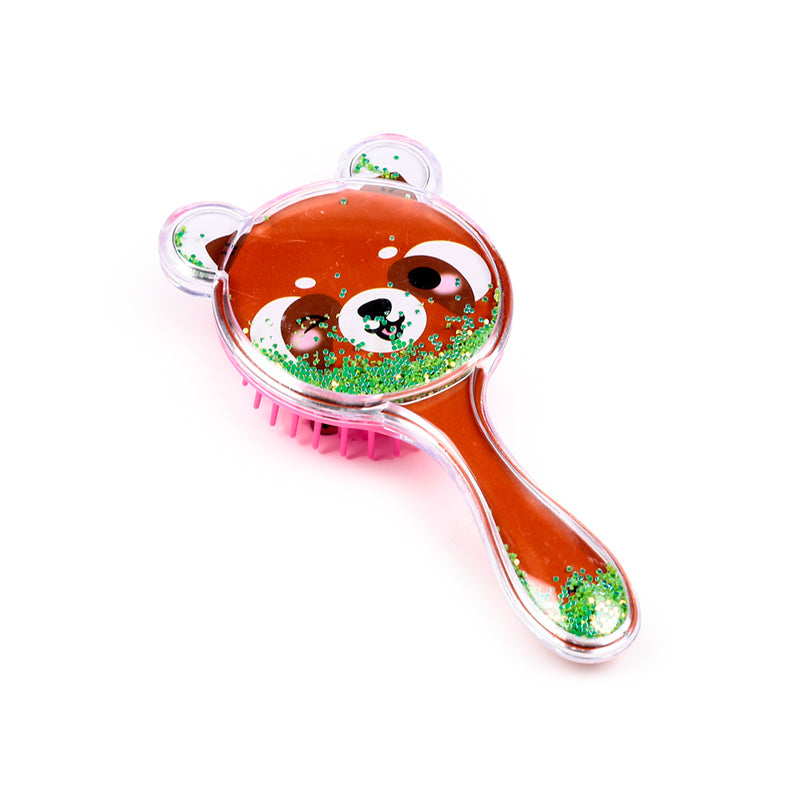 Adoramals Wild Glitter Hair Brush on vanity