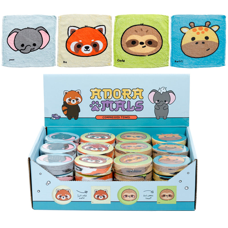 Adoramals Wild Compressed Towel for gifting
