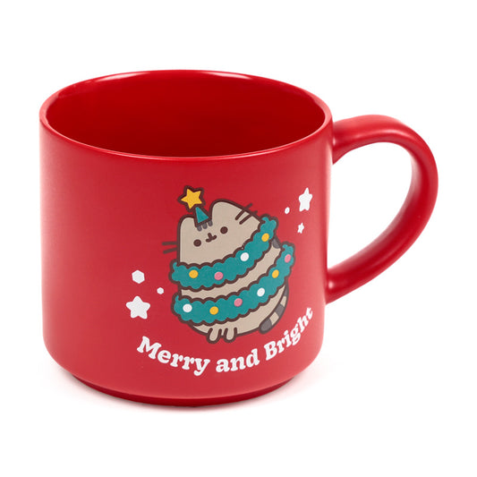 Large Porcelain Mug featuring Christmas Pusheen the Cat