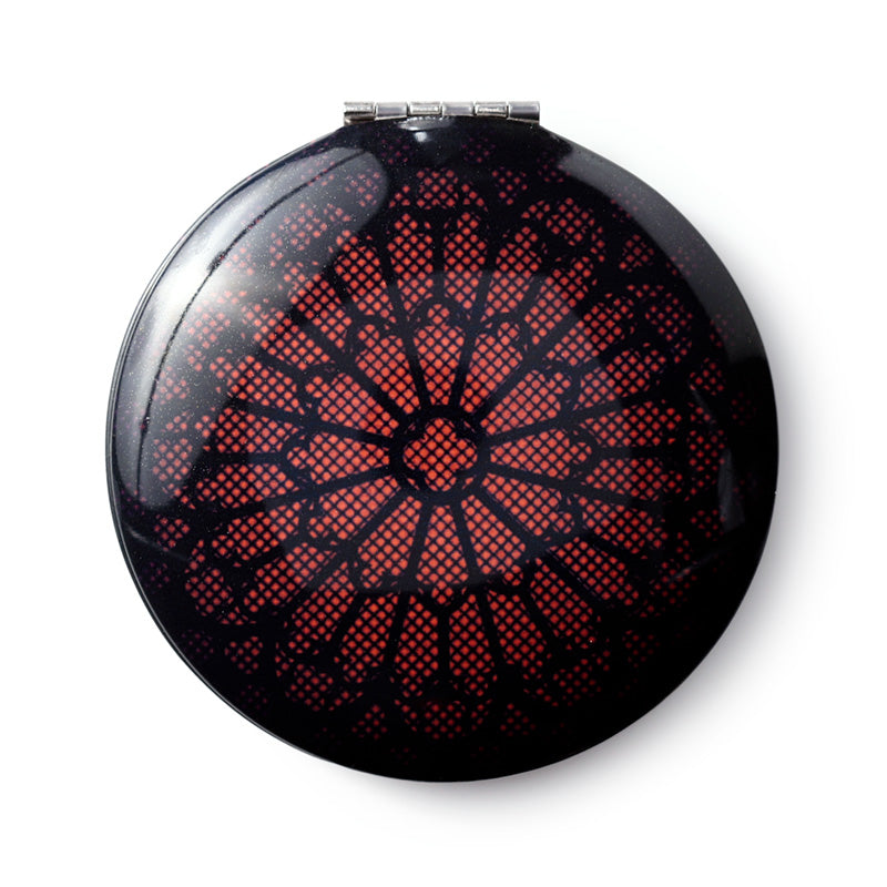 Gothica Compact Mirror showcasing its unique design