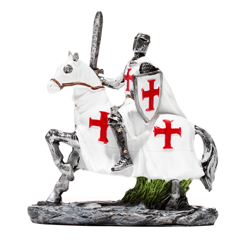Fantasy Knight Ornament Displayed on Shelf