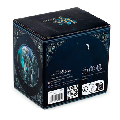 Lisa Parker Guidance Wolf Porcelain Mug - Artistic Design