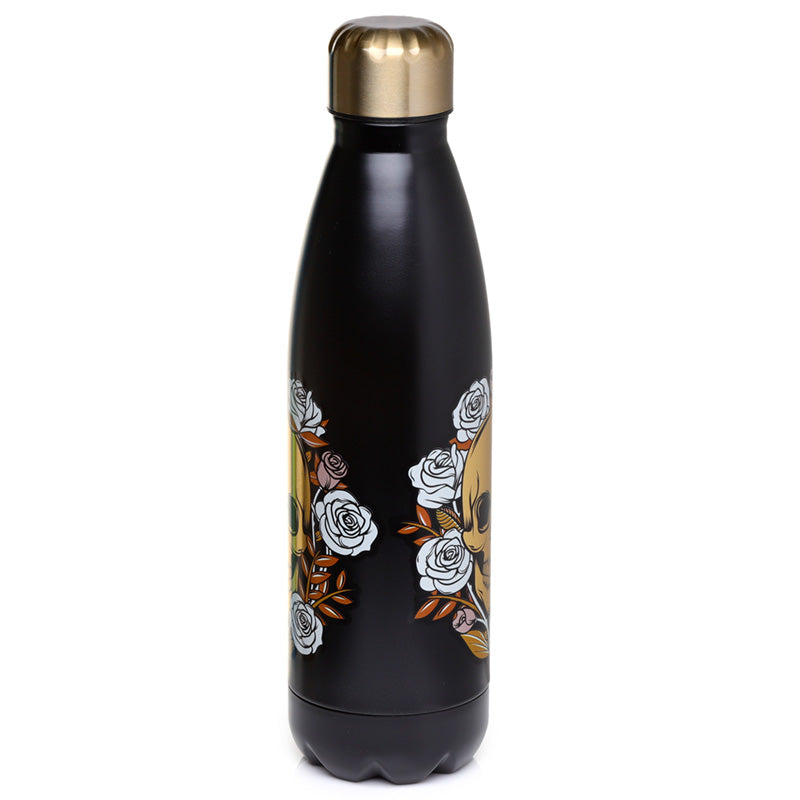 Functional Skulls and Roses Insulated Bottle