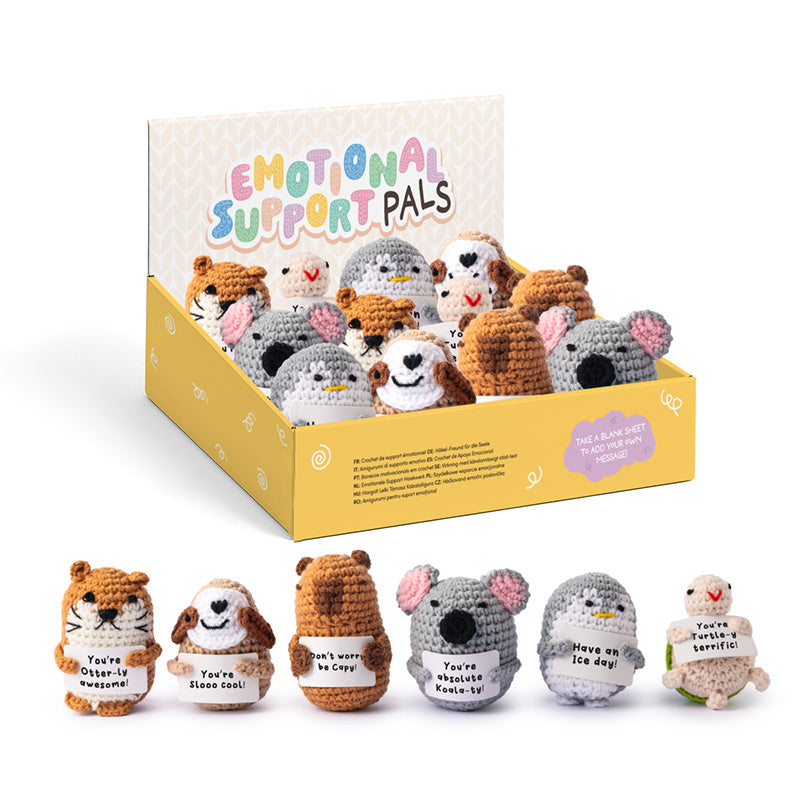 Emotional Support Pal - Adorable Animal Mix decorative ornament