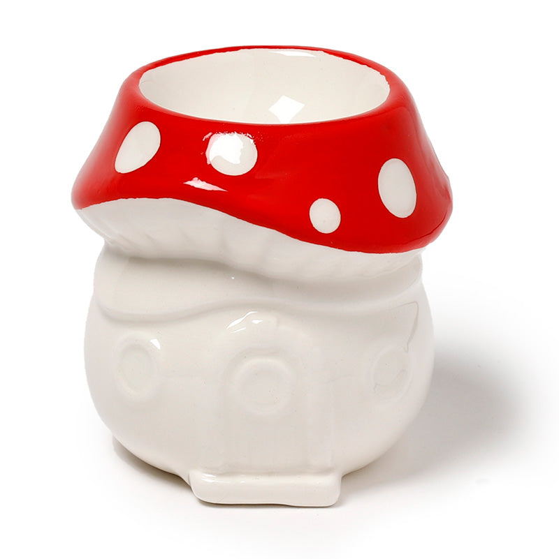 Ceramic Egg Cup featuring Fairy Toadstool House design