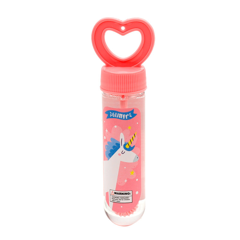 Close-up of Unicorn Magic Fun Kids Bubbles bottle