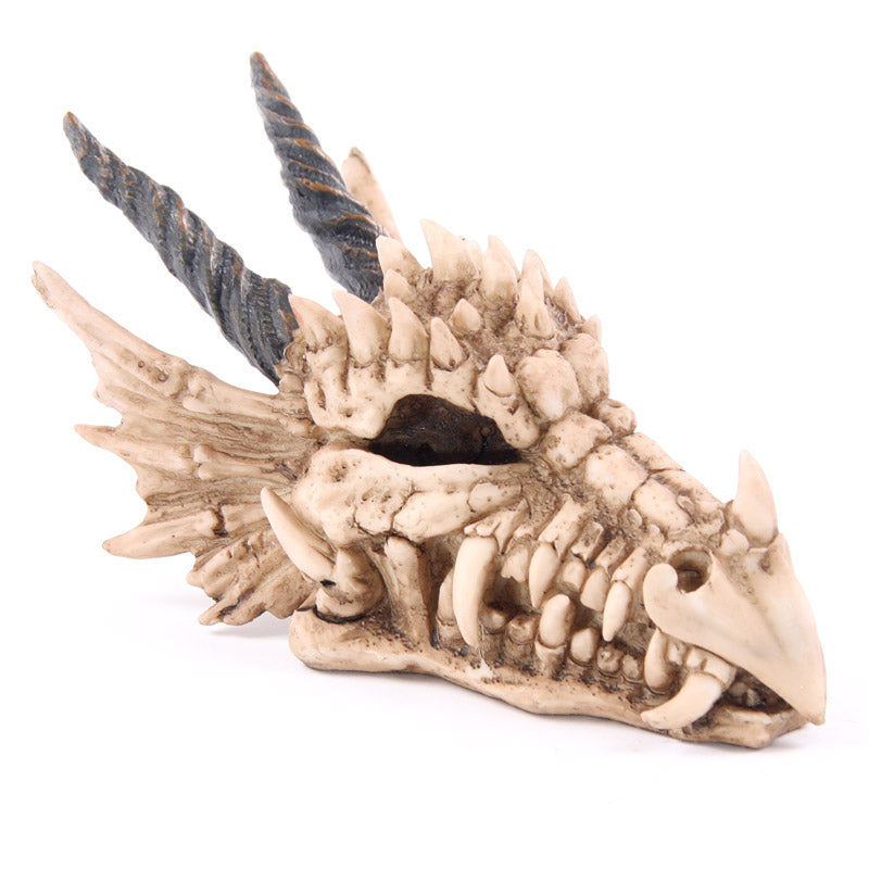 Fantasy Dragon Skull Money Box - front view