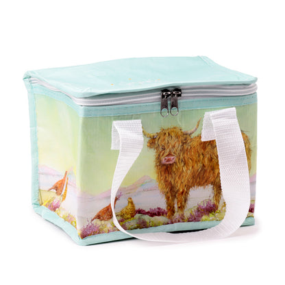Insulated interior of Highland Coo Cow RPET Cool Bag