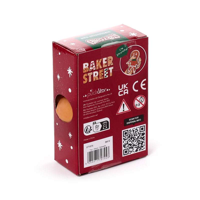 Playful Christmas Baker Street Gingerbread Man Fidget Toy