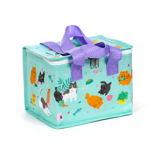 Beans & Co Cats RPET Cool Bag front view