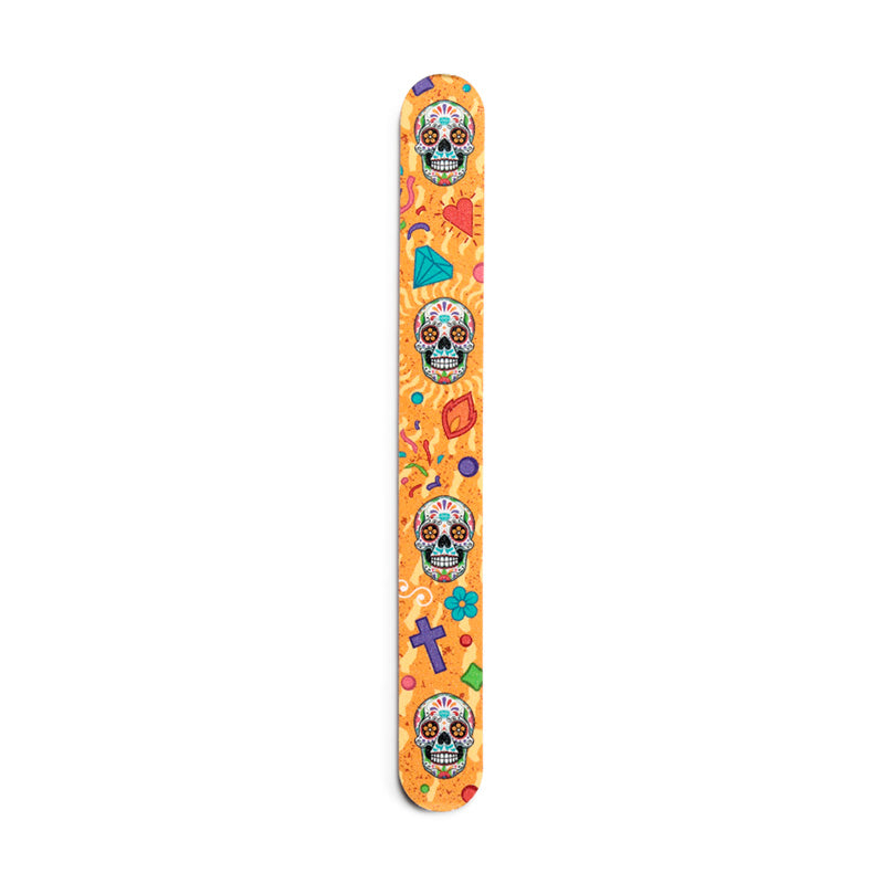 Compact Day of the Dead Nail File for on-the-go use