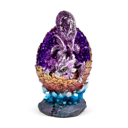 Elements Dragon Hatching Crystal Egg on Display