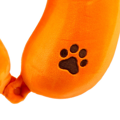 Alfie the Tiger plush travel pillow for long journeys