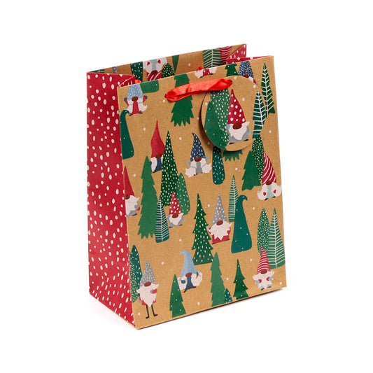 Medium Christmas Gift Bag with Jolly Gonks design