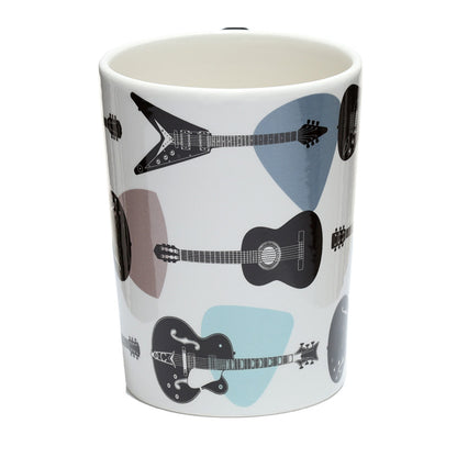 Headstock Guitar Mug - Side View