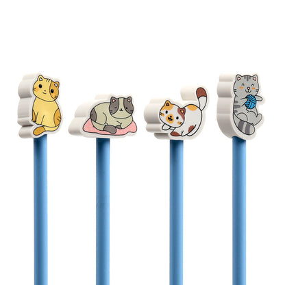 Cute Kitty Cat Pencil & Eraser Topper collection