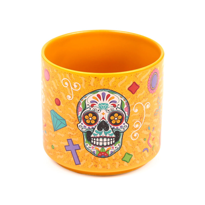 Day of the Dead Mug with colourful artwork
