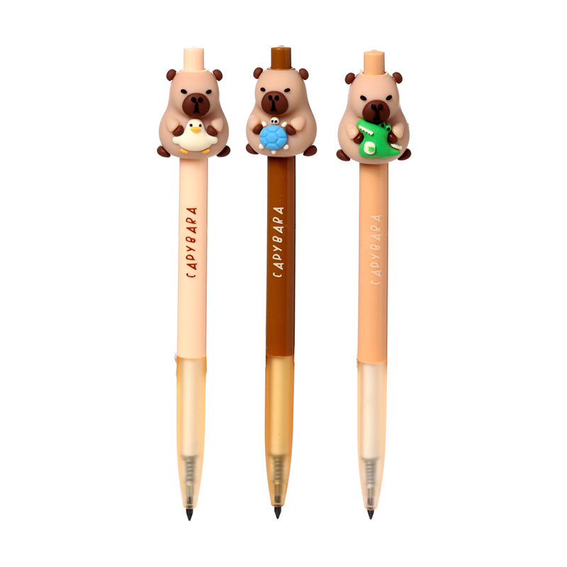 Close-up of Everlasting Pencil showcasing Capybara