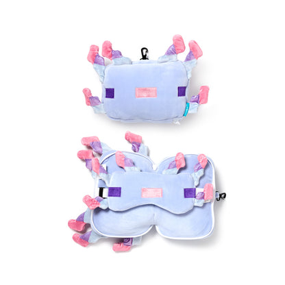 Relaxeazzz Minecraft Axolotl Travel Pillow