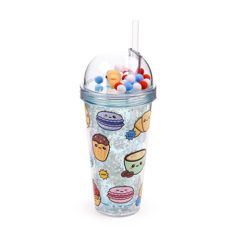 Foodiemals Boulangerie Cup with Straw and Charms