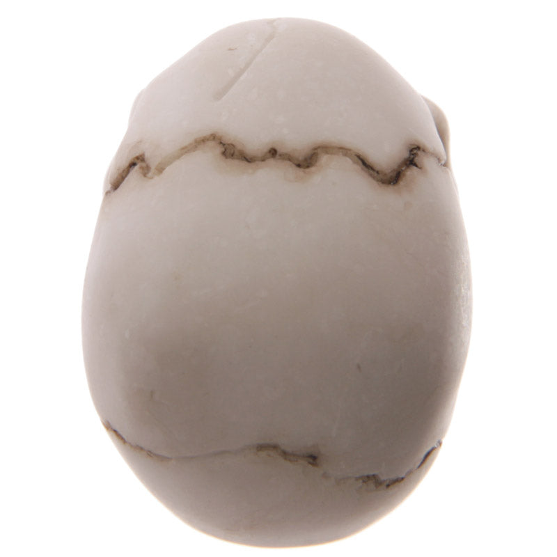 Gothic Skull Decoration with Red Eyes