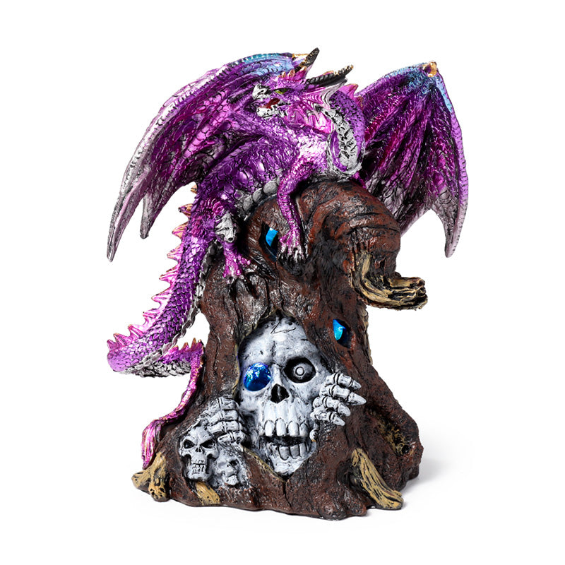 Amethyst Dragon with LED lighting